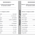 Conjugaison - Renforcement sur les verbes du 2e groupe au présent