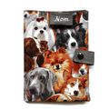 Accessoire Spitz Border Collie et Autres Chiens Protège Passeport/Carnet de Santé Nom Brodé