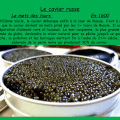 le caviar russe, en 1600