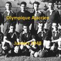 01 - 1910 - Olympique Ajaccien - Juniors Année 1948