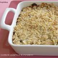 Le meilleur des crumbles: courgettes, champignons,  noisettes et ricotta... un vrai délice