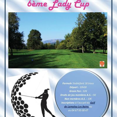 Dimanche 2 juillet 2017 - 6ème Lady Cup Golf de Lamalou Les Bains