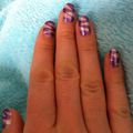 Mon tout 1er nail art!!