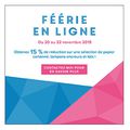 C'est le moment pour la Féerie en ligne !