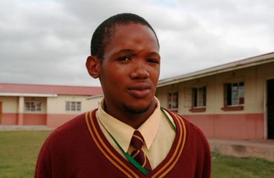 Rencontre avec Daniel Kakaza, élève au lycée de Qunu, dans l’ancien bantoustan du Transkei