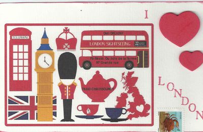 London dans la boîte aux lettres