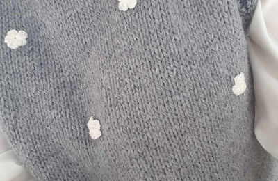 DIY TRICOT - Un pull sans manche printanier