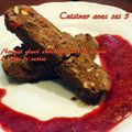 Nougat glacé au chocolat noix de cajou & cerise