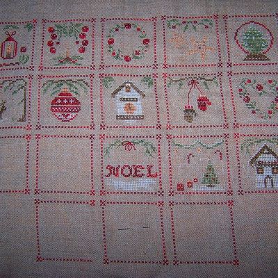 Un Noël de brodeuse, deuxième bloc