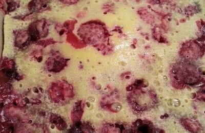 MICRO ONDE - GATEAU AUX FRAMBOISES