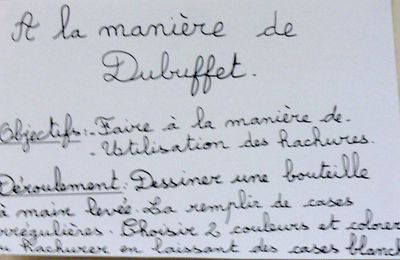 A la manière de Dubuffet.