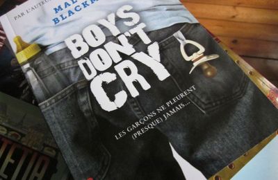 Boys don't cry, but men do.