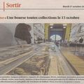 52e Bourse toutes collections à Belfort, l’article de L’Est Républicain annonçant la manifestation du 13 octobre 2024