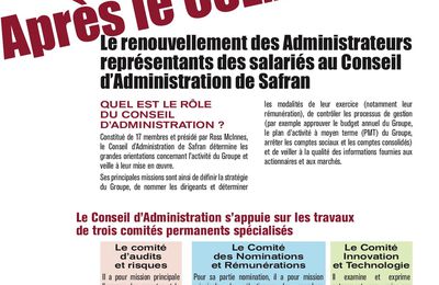 Elections au Conseil d'Administration de Safran , pourquoi voter, quel est son rôle ?