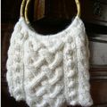 Bolso con puntos girados