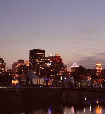 C'est beau une ville la nuit ;-)