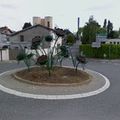 Rond-point à Rillieux-la-Pape