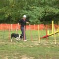 Voice et Céline en agility.