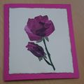 Carte Rose Iris folding