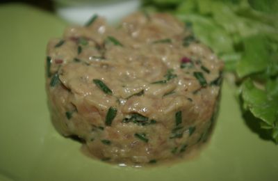 Tartare de saumon au vinaigre balsamique