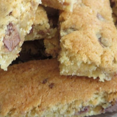 Cookies bars au praliné