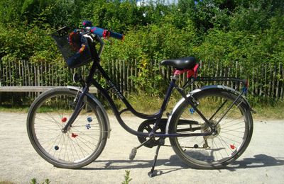 #CAL "Pimp ton vélo" ~ des coeurs, des noeuds et des paillettes pour mes roues