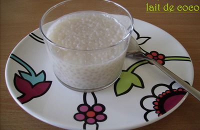 Tapioca au lait de coco