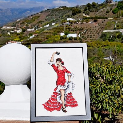 Mi bailarina de flamenco está terminada