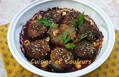 Boulettes d'aubergines, à la libanaise, pour la fin des beaux jours