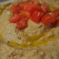 Mezzé froid : baba ghanouge ou purée d'aubergines