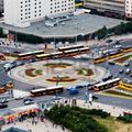 Rond-point à Varsovie (Pologne)