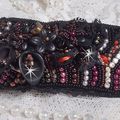 Bracelet Midnight Daisy manchette