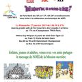 Célébration eucharistique de Noël Paris Nord le dimanche 27 janvier à 14h30 dans les locaux de Sainte Geneviève