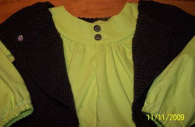 BLOUSE ENCOLURE RONDE.....