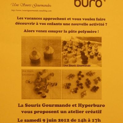 La Souris vous propose un atelier!!!