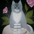 * Chat Poète... peint par françoise Garnie
