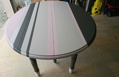 Nouveau "look" pour ma table de salle à manger - Avant/Après