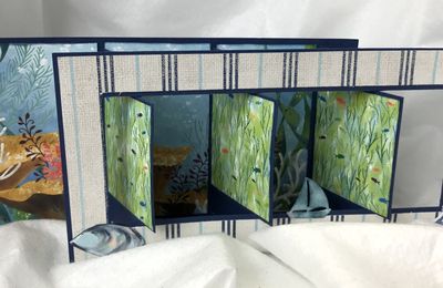 Cartes Pivotantes 3 volets - 21 cm x 10,5 cm