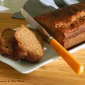 Cake ou pain aux courgettes et à la cannelle, sans gluten et sans lactose