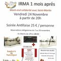 Soirée Antillaise solidarité IRMA 24 novembre