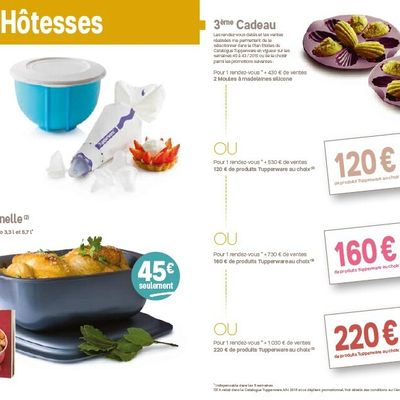 Les promos d'octobre Tupperware