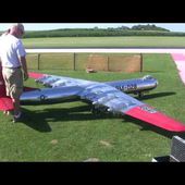 6 engines and HUGE 19' foot wing span scale B 36 flys at NAMFI 2010 SMMAC