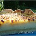 Tarte façon crème brûlée