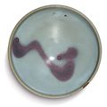 A purple-splashed ‘Jun’ bowl, Song dynasty (960-1279)