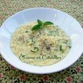 Risotto à l'aïoli et basilic 