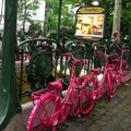 Les vélos roses