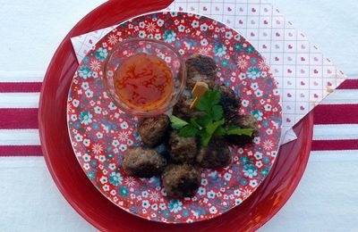 Boulettes de boeuf à la poudre de riz 
