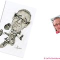 Caricature à vèlo