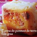 Ecrins de pommes de terre au foie gras
