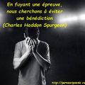 Epreuve - Fuir - Charles Haddon Spurgeon (Citation)